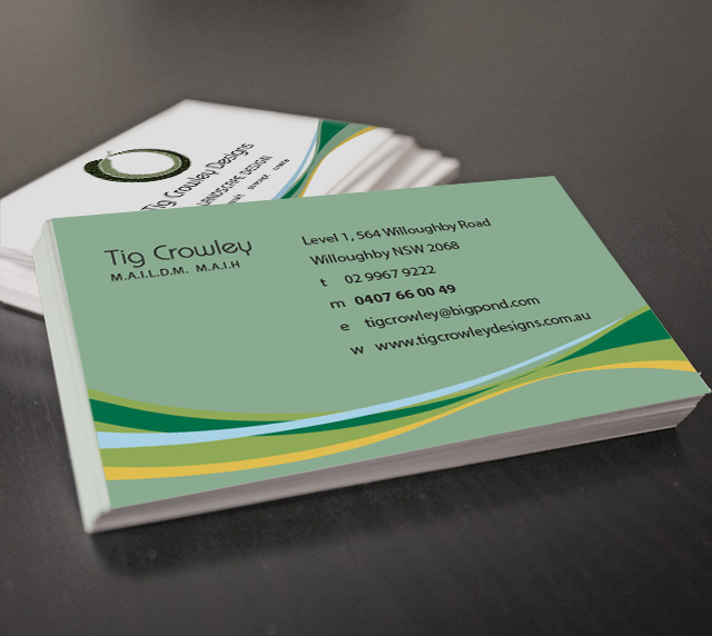 image for 2 sided business card design